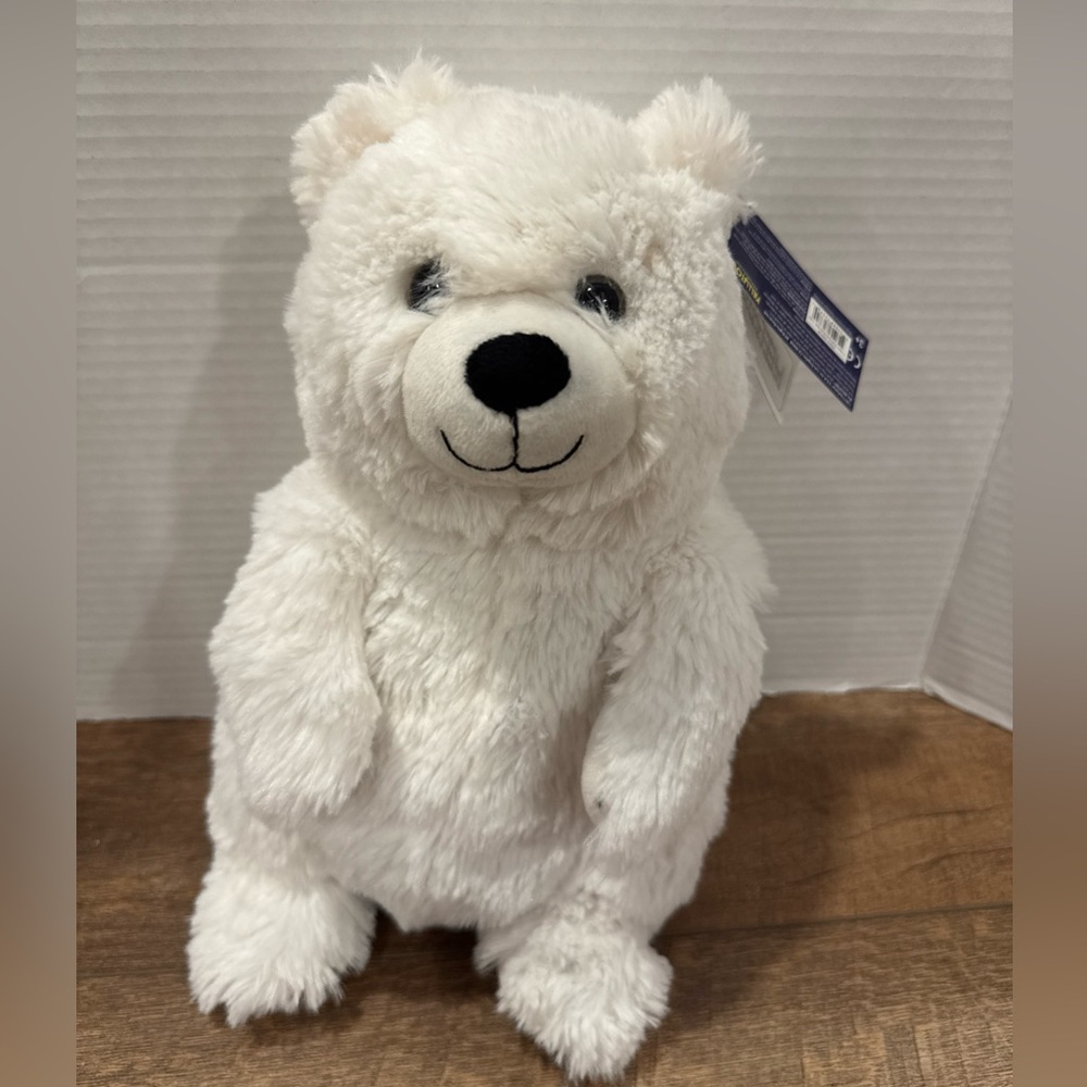 With Tag Kelly Toy Kellytoy Vintage Polar Bear Stuffed Animal 11"